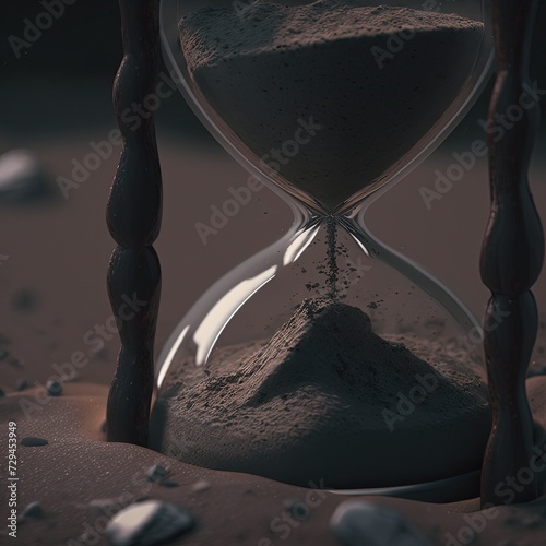 Time Running Through Hourglass Generative AI