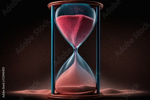 Time Running Through Hourglass Generative AI