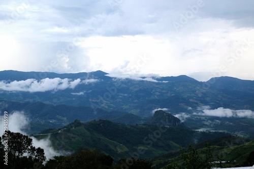 clouds over the mountain, Doi Phayapipak, Chiang Rai, Thailand  © Mongkol