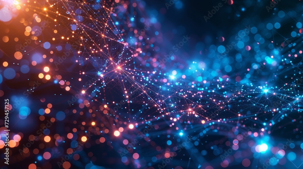 Obraz premium Uniting Through Pixels: Wireless Signs and the Social Media Universe