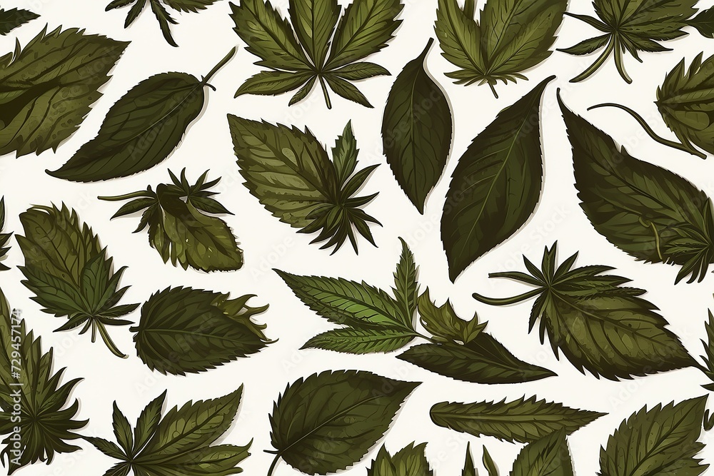 Medical cannabis oil. Marijuana leaf with oil extract. Medical cannabis oil. Marijuana leaf with oil extract.
