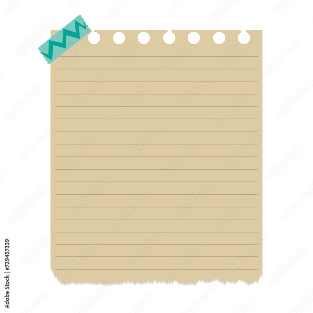 Obraz premium sheet of paper with clip