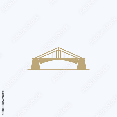 bridge simple modern logo vector
