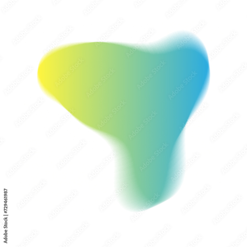Abstract blurred gradient shapes