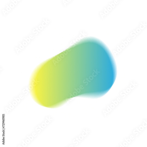 Abstract blurred gradient shapes