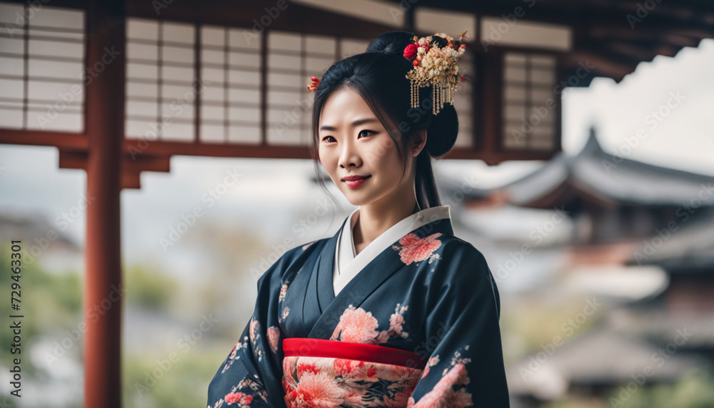 Asian woman. Сoncept of the peoples of the world Asian woman. Сoncept of the peoples of the world