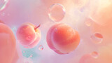 Enchanting Fuzziness Explore a Peach Fuzz Background Infused with Whimsical Delight.