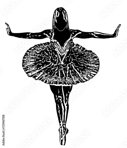 ballet dancer silhouette