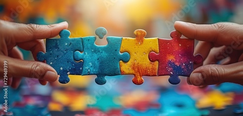 Puzzle in Hands: Teamwork Strategy for Global Success photo