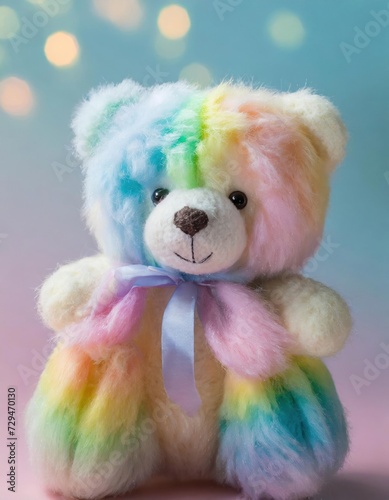 Color wool bear