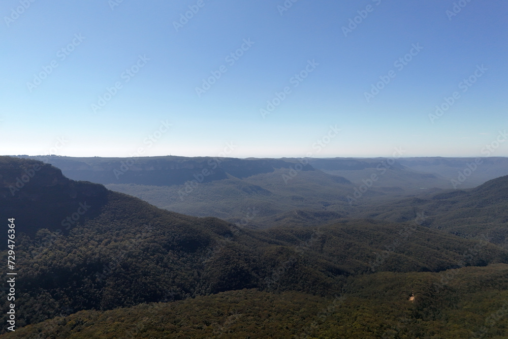 Jamison valley echo point, Blue Mountains. new south wales, Australia