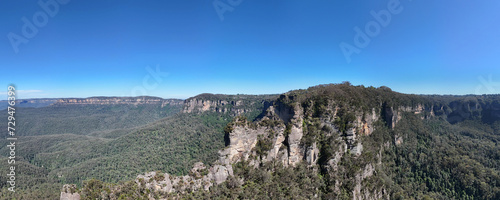 Three Sisters are an unusual rock formation in the Blue Mountains 