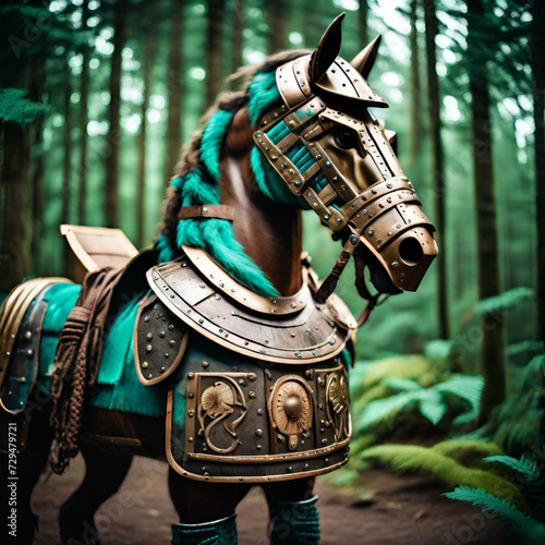 horse armor. photo