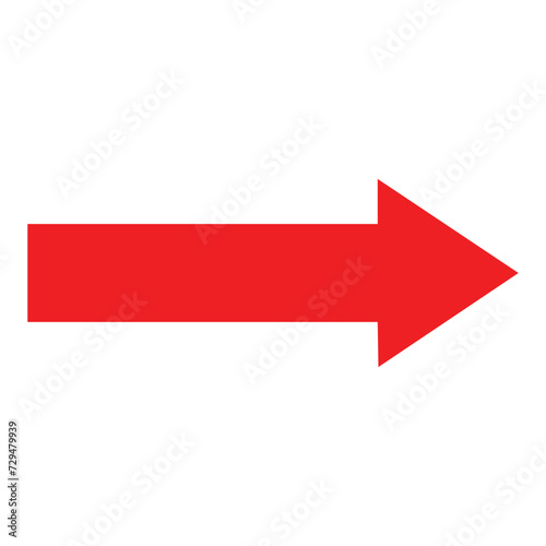 Red arrow going down stock icon on white background. Decrease, Bankruptcy, financial market crash icon for your web site design, logo, app. Vector illustration. Eps file 109. photo