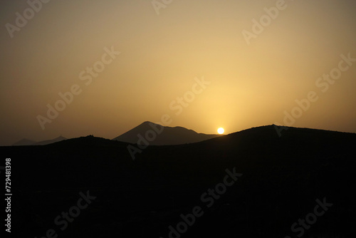 Sonnenuntergang auf Lanzarote photo