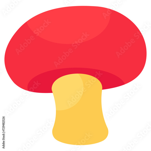 Modern design icon of mushroom
