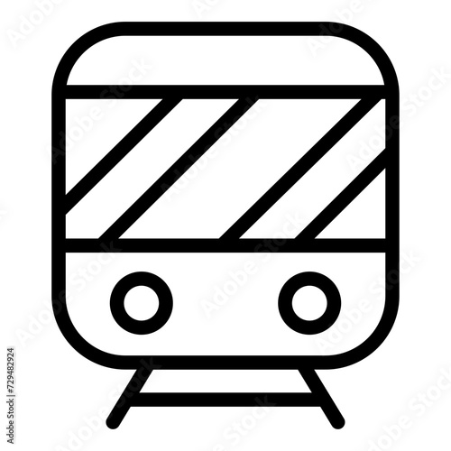 Train railway icon