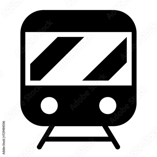 Train railway icon