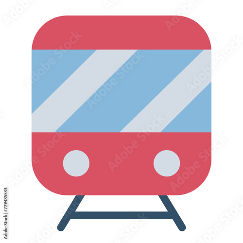 Train railway icon
