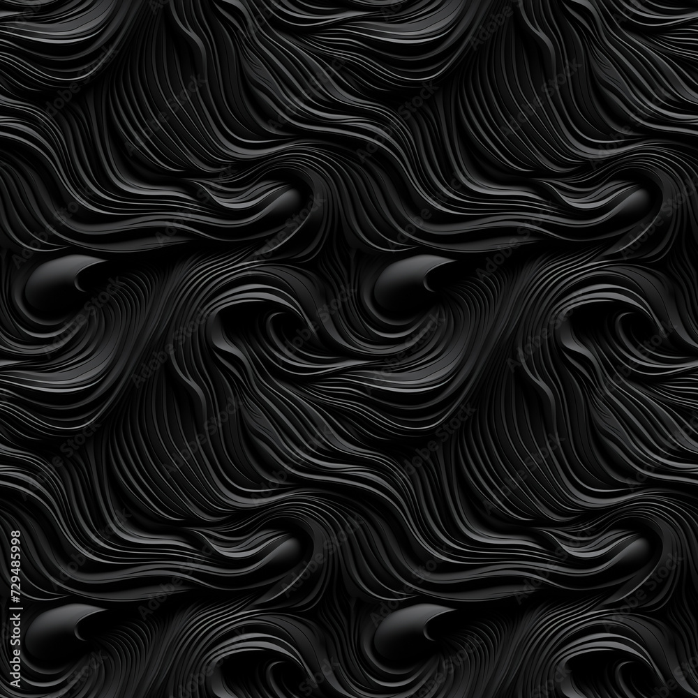 Black and white seamless pattern with classic line and foliage ornament. Seamless texture background Black and white seamless pattern with classic line and foliage ornament. Seamless texture background