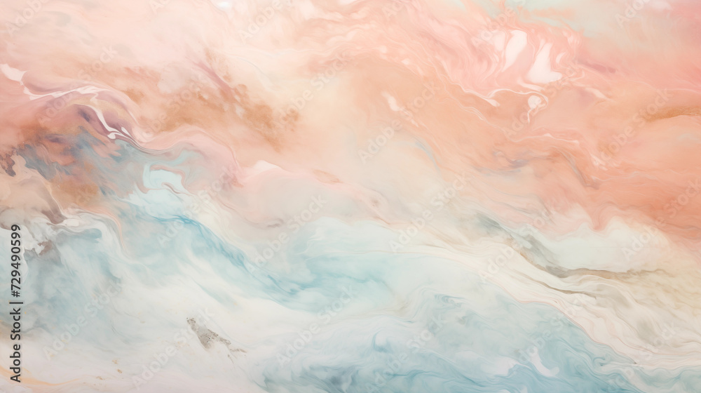 Abstract ocean and swirls of marble background in green pink and beige Abstract ocean and swirls of marble background in green pink and beige