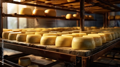 Cheese production: molding and ripening of cheese heads