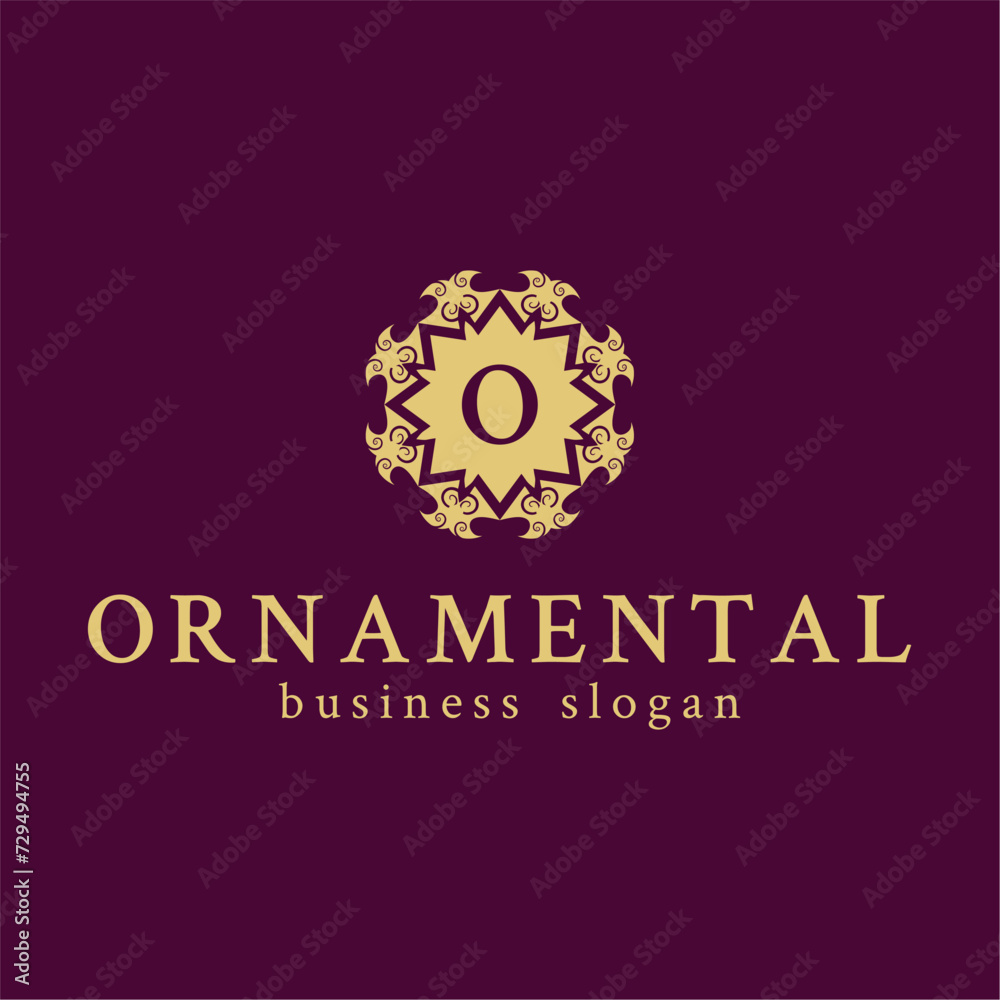 Ornamental O Letter Logo Luxury Monogram. Vintage logo Premium Logo Design, Boutique Ornamental Monogram, Vector Decoration