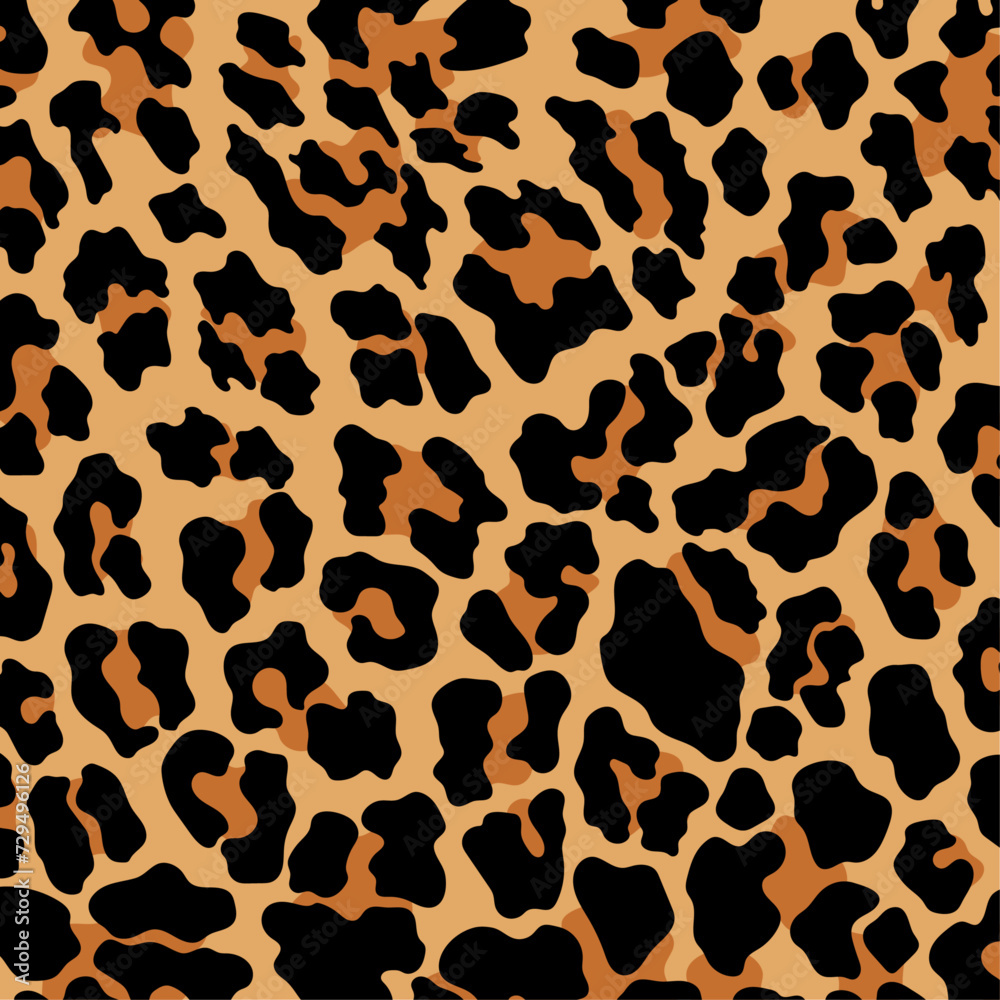 Vector leopard pattern seamless background and printing or home decorate and more. Vector leopard pattern seamless background and printing or home decorate and more.