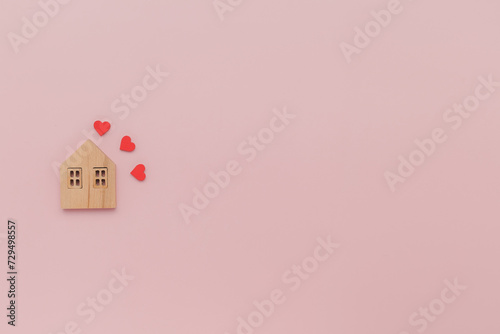 Vintage Love Home with Pink...