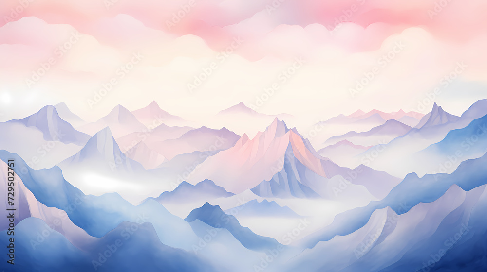 Majestic mountains, panoramic peaks PPT background Majestic mountains, panoramic peaks PPT background