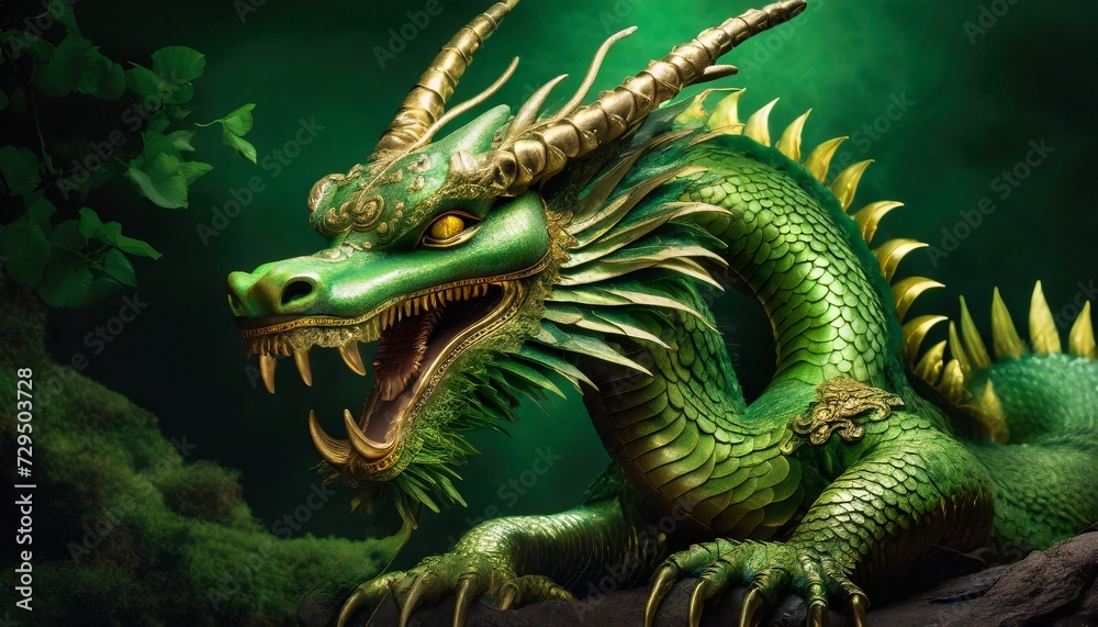 green dragon head green dragon head