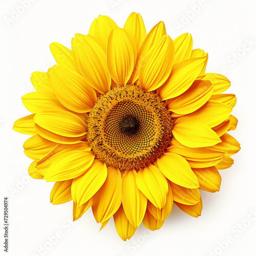 Bright Yellow Sunflower Design for Decorations