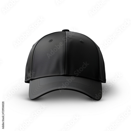 black baseball cap isolated ,Black baseball cap isolated on white background