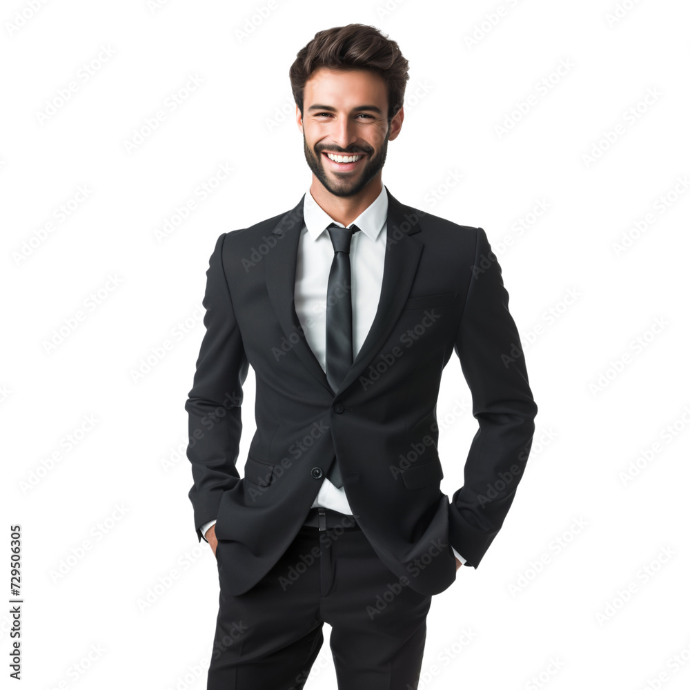 smart man in black suit and tie cutout clipart , Stylish young man smile, isolated on white and transparent background smart man in black suit and tie cutout clipart , Stylish young man smile, isolated on white and transparent background
