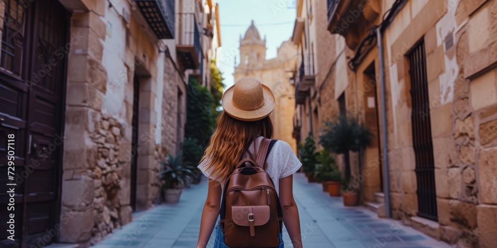 Adventures Of A Fearless Solo Female Backpacker In An Enchanting Spanish Town. Сoncept Spectacular Landscapes, Cultural Immersion, Local Cuisine, Hidden Gems, Solo Travel Tips