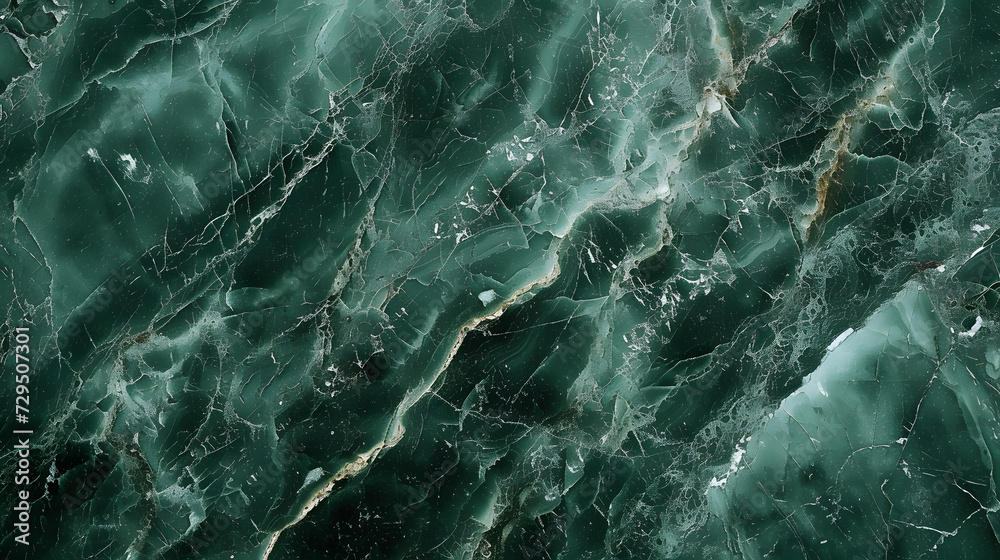 Obraz premium Dark green marble texture background, natural breccia marbel tiles for ceramic wall and floor