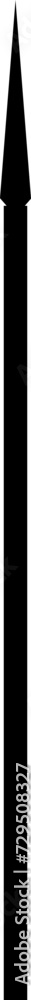 Simple, flat, black spear silhouette . Isolated on transparent background, vector template logo design, Spearhead logo, element of weapon icon for mobile concept and web apps, ui. Simple, flat, black spear silhouette . Isolated on transparent background, vector template logo design, Spearhead logo, element of weapon icon for mobile concept and web apps, ui.
