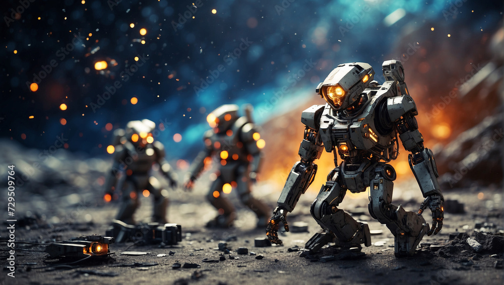 Fototapeta premium Spaceship Army