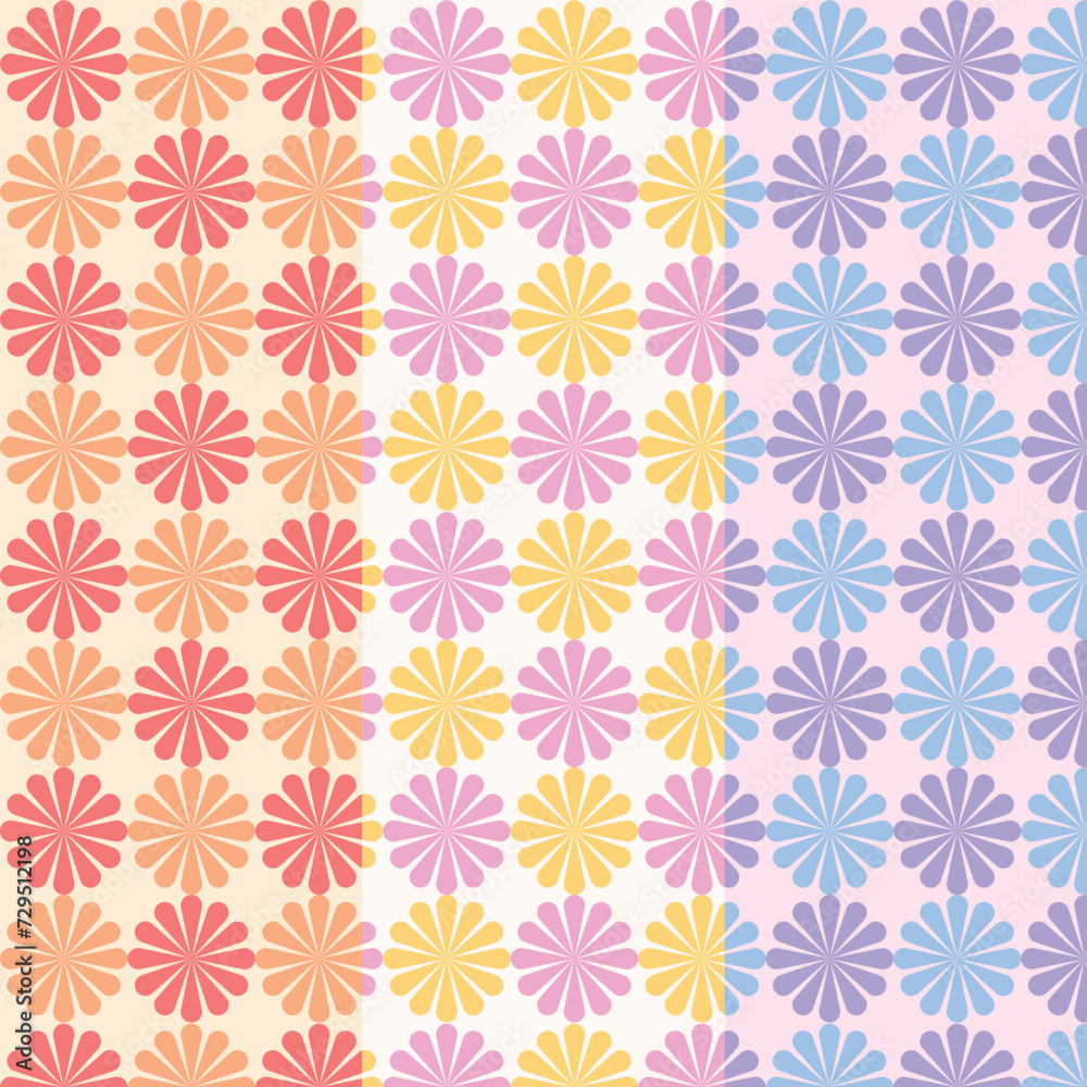 Vector seamless floral pattern design