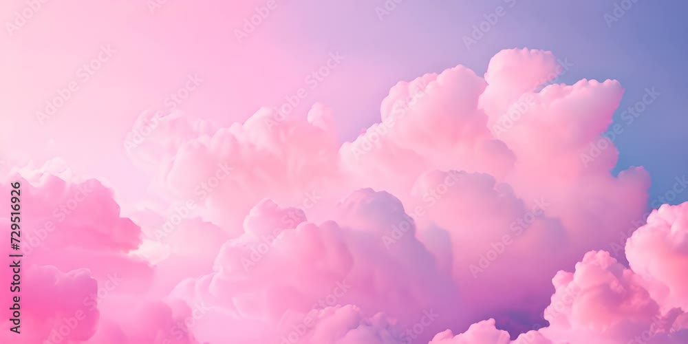 Pink clouds at sunset. The concept of dreaminess and tranquility. Pink clouds at sunset. The concept of dreaminess and tranquility.