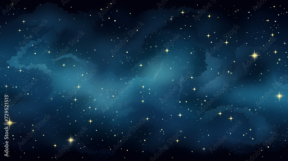 Obraz premium Gradient abstract stars background, starry night sky