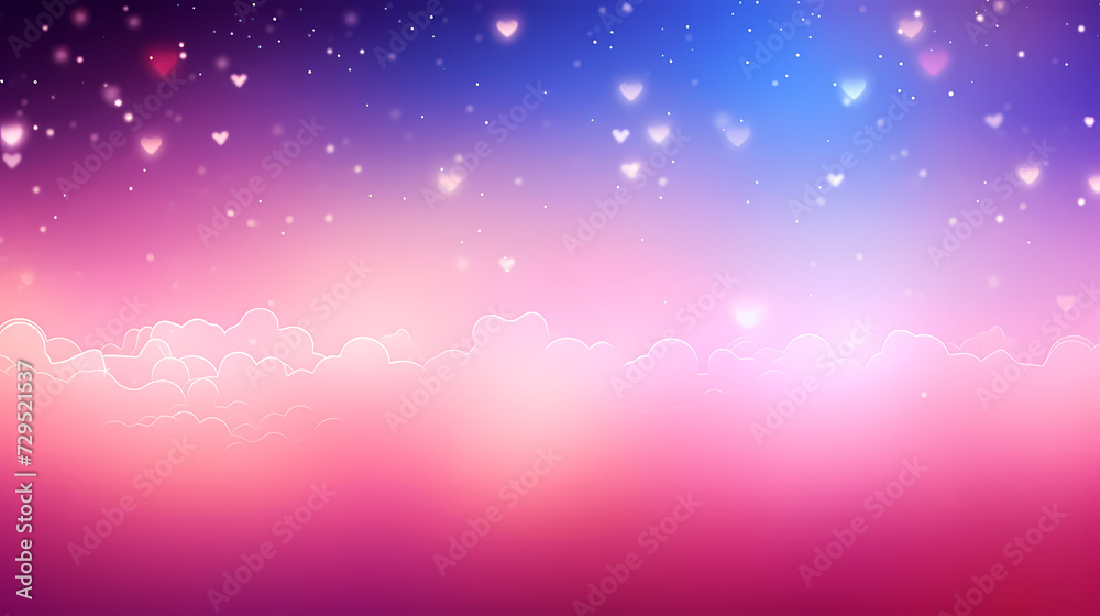 Fototapeta premium Gradient abstract stars background, starry night sky
