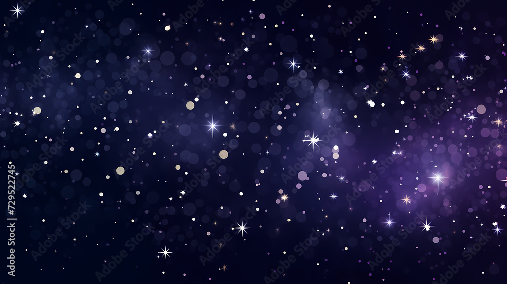 Obraz premium Sparkling starry night sky background