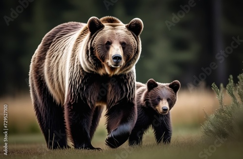 brown bear cub © Leshtana