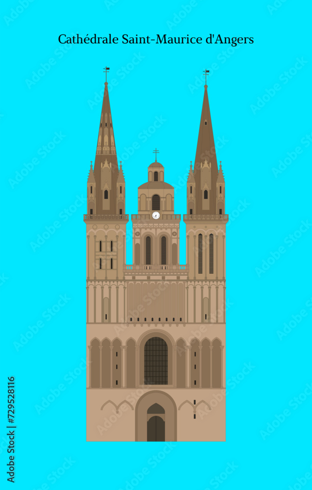Cathédrale Saint-Maurice d'Angers, France
