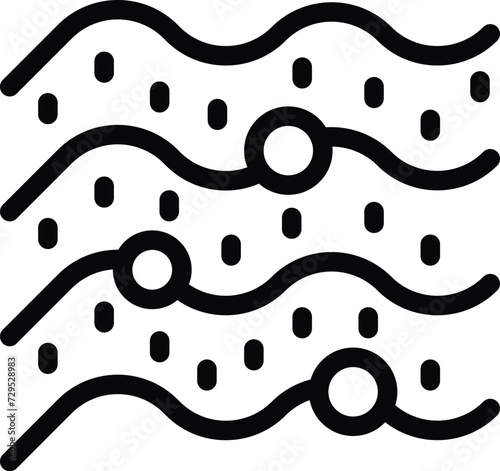 Dust smoke icon outline vector. Speed co2. Ecological breath