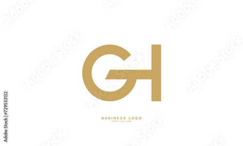 GH, HG, G, H, Abstract Logo monogram