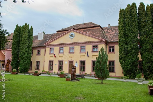 Castle in Bijacovce in summer, Slovakia