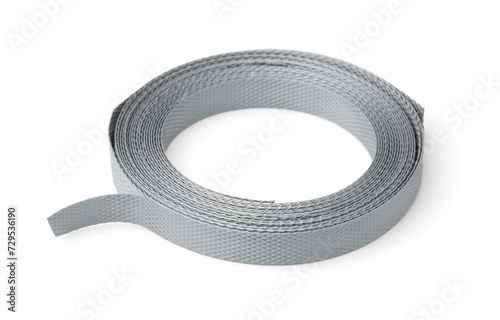 Gray plastic strapping tape
