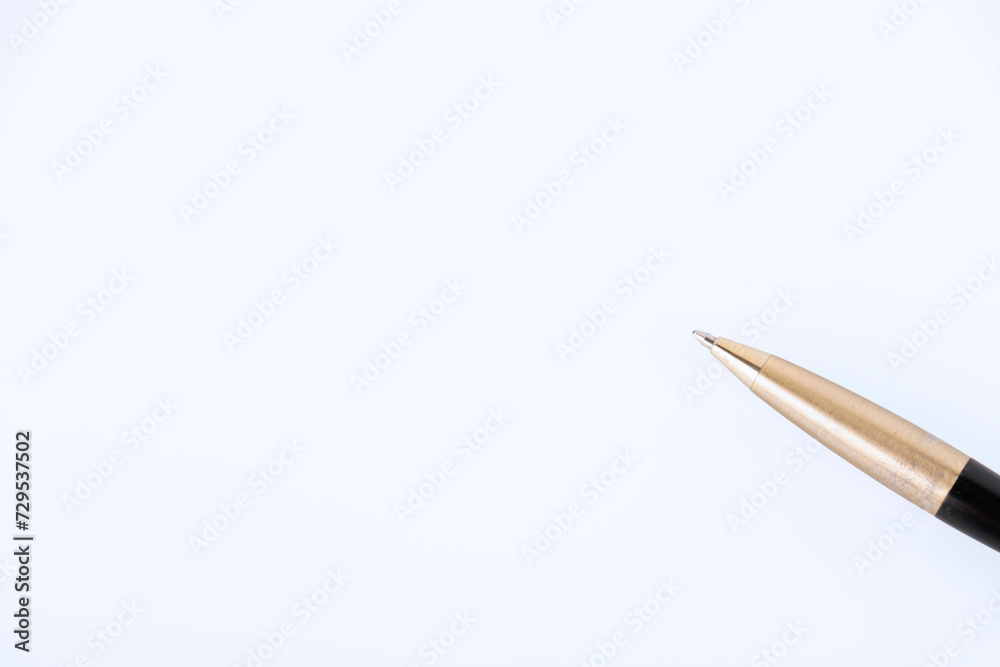 pen made of yellow and black metal alloy lies on the desktop. Close-up. Business background, business idea, signing documents. copy space. pen made of yellow and black metal alloy lies on the desktop. Close-up. Business background, business idea, signing documents. copy space.